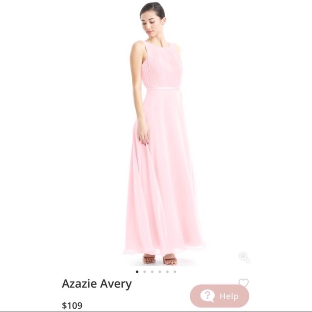 COPY - Azazie Avery Blushing Pink bridesmaid/form…